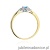 Pierścionek W428 Topaz 0,15ct żółte złoto