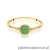 Pierścionek W597 Zielony Turmalin 0,60ct żółte złoto