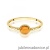 Pierścionek W597 Żółty Turmalin 0,60ct żółte złoto