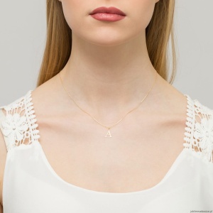 Zawieszka Z0069 Diament 0,005ct - litera A - żółte złoto