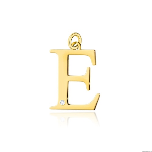 Zawieszka Z069 Diament 0,005ct żółte złoto