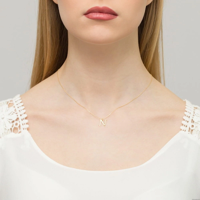 Zawieszka Z0069 Diament 0,005ct - litera N - żółte złoto
