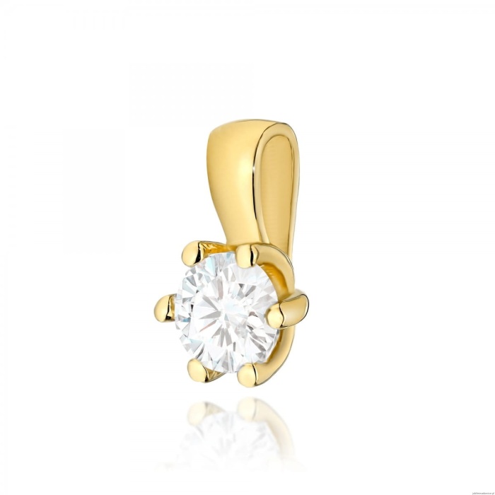 Zawieszka Z0222 Diament 0,30ct żółte złoto