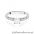 Pierścionek W0052 Diament Laboratoryjny 0,50ct białe złoto