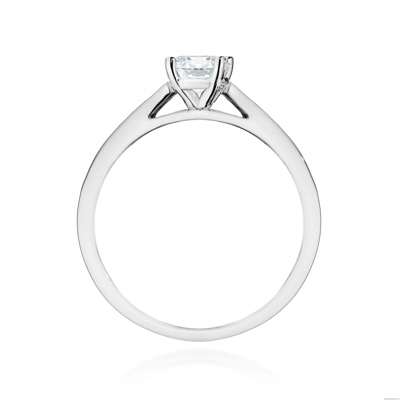Pierścionek W0052 Diament Laboratoryjny 0,50ct białe złoto