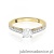 Pierścionek W0052 Diament Laboratoryjny 0,50ct żółte złoto