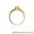 Pierścionek W014 Oliwin 0,60ct żółte złoto
