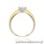 Pierścionek W0171 Diament Laboratoryjny 0,15ct żółte złoto