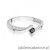 Pierścionek W0177 Czarny Diament 0,12ct białe złoto