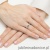 Pierścionek W0177 Czarny Diament 0,12ct białe złoto