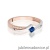 Pierścionek W0177 Szafir 0,15ct różowe złoto
