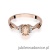 Pierścionek W019 Morganit 0,40ct różowe złoto