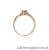 Pierścionek W019 Morganit 0,40ct różowe złoto