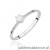 Pierścionek W0220 Diament Laboratoryjny 0,10ct białe złoto