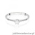 Pierścionek W0220 Diament Laboratoryjny 0,10ct białe złoto