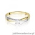 Pierścionek W0230 Diament Laboratoryjny 0,10ct żółte złoto