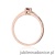 Pierścionek W0258 Rubin 0,15ct różowe złoto