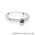 Pierścionek W0258 Szafir 0,15ct białe złoto