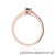 Pierścionek W0258 Szafir 0,15ct różowe złoto