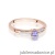 Pierścionek W0258 Tanzanit 0,15ct różowe złoto