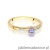 Pierścionek W0258 Tanzanit 0,15ct żółte złoto