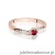Pierścionek W0262 Rubin 0,15ct różowe złoto
