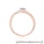 Pierścionek W0262 Tanzanit 0,15ct różowe złoto