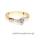 Pierścionek W0262 Tanzanit 0,15ct żółte złoto