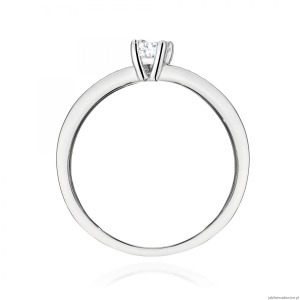 Pierścionek W0288 Diament Laboratoryjny 0,20ct białe złoto