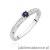 Pierścionek W0288 Szafir 0,15ct białe złoto