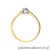 Pierścionek W0435 Tanzanit 0,15ct żółte złoto