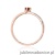Pierścionek W0459 Rubin 0,15ct różowe złoto