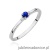 Pierścionek W0464 Szafir 0,15ct białe złoto