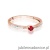 Pierścionek W0465 Rubin 0,15ct różowe złoto