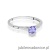 Pierścionek W0466 Tanzanit 0,35ct białe złoto