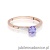 Pierścionek W0466 Tanzanit 0,35ct różowe złoto
