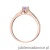 Pierścionek W0466 Tanzanit 0,35ct różowe złoto