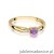 Pierścionek W0469 Ametyst 0,10ct żółte złoto