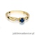 Pierścionek W0469 Szafir 0,15ct żółte złoto
