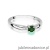 Pierścionek W0469 Szmaragd 0,15ct białe złoto