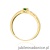 Pierścionek W0469 Szmaragd 0,15ct żółte złoto