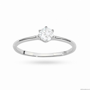 Pierścionek W0499 Diament Laboratoryjny 0,25ct białe złoto