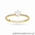 Pierścionek W0499 Diament Laboratoryjny 0,25ct żółte złoto