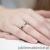 Pierścionek W055 Diament 0,08ct białe złoto