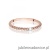 Pierścionek W0601 Diament 0,02ct różowe złoto