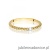 Pierścionek W0601 Diament 0,02ct żółte złoto