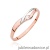 Pierścionek W0609 Diament 0,04ct różowe złoto
