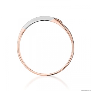 Pierścionek W0609 Diament 0,04ct różowe złoto
