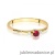 Pierścionek W0614 Rubin 0,15ct żółte złoto