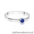 Pierścionek W0614 Szafir 0,15ct białe złoto